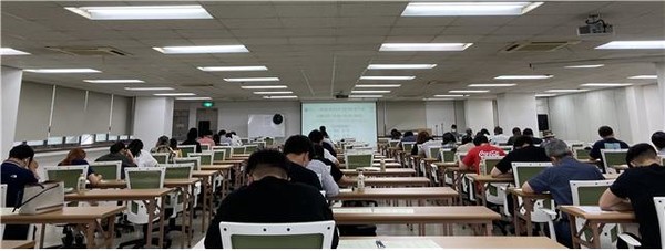 제4회 목재교육 전문과정 평가시험 현장(서울)