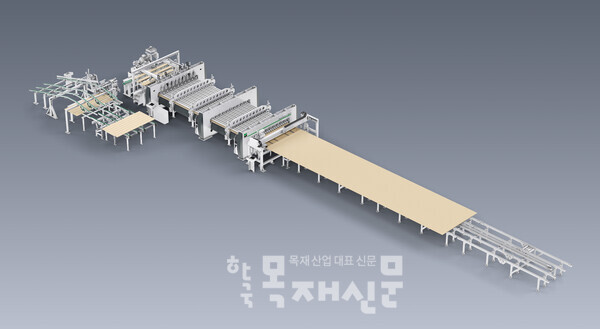 ProfiPress C_3600 : 세로방향 길이 3600 mm 단판 집성 프레스