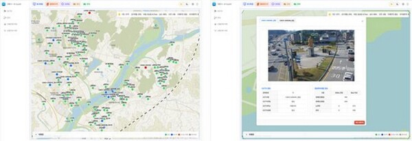 ▲통합 관제 모니터링 화면(사진=대신네트웍스(주) 제공)