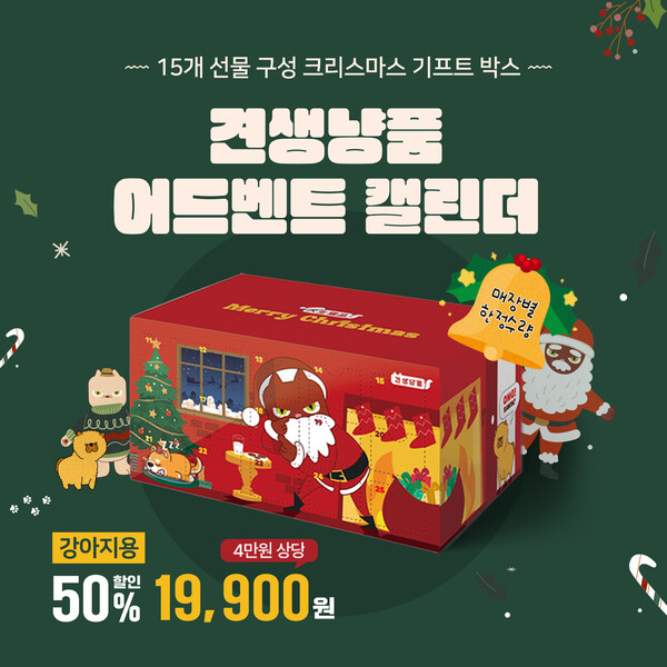 견생냥품, 크리스마스 시즌 한정 '반려견 어드벤트 캘린더' 출시 - 뉴스 썸네일 이미지