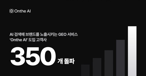 비브라토, 'Onthe AI' 도입 고객사 350개 돌파 - 뉴스 썸네일 이미지